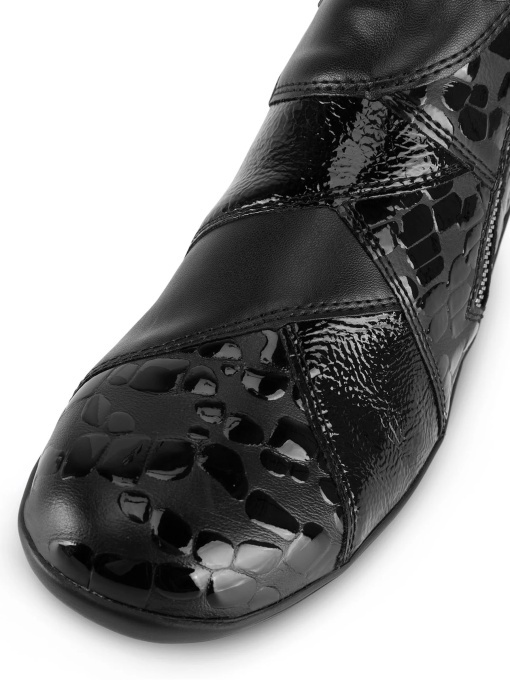 Botine Remonte Negru Lucios R7674-04 - Img 3