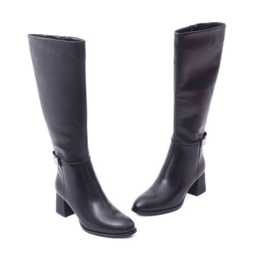 Cizme dama din piele naturala, Epica 1W170025B 01-N, negru - Img 2