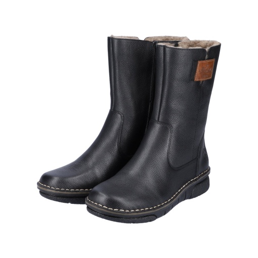 Cizme dama, piele naturala, 73350-00, negru - Img 6