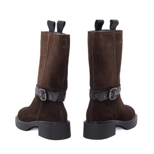 Cizme scurte dama KARISMA 1J890003B 02-I, maro inchis - imagine 6