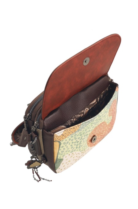 Geantă crossbody damă Odyssey cu clapă, Anekke 43833-349, multicolor - Img 7