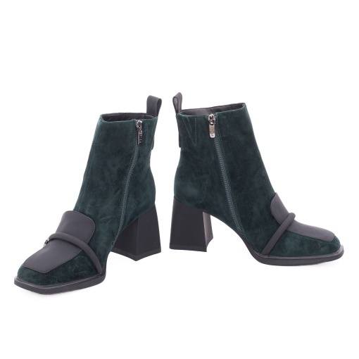 Ghete dama din piele intoarsa, Epica 3V1216-S605-G5 C2-I, verde - Img 3
