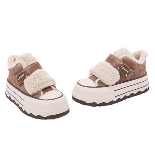 Ghete dama din piele naturala, Gryxx 2624D150-3R6 16-N, coniac - Img 2