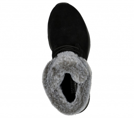 Ghete dama, piele naturala, ON-THE-GO 144042 BKGY, negru - Img 7