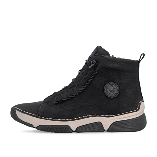 Ghete dama Rieker 45912-00, negru - imagine 2