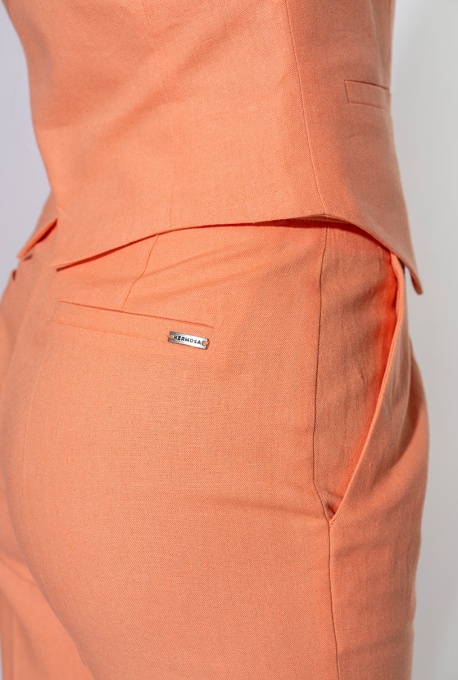 Pantaloni conici Greta din in și rayon – eleganță de vară - Img 2