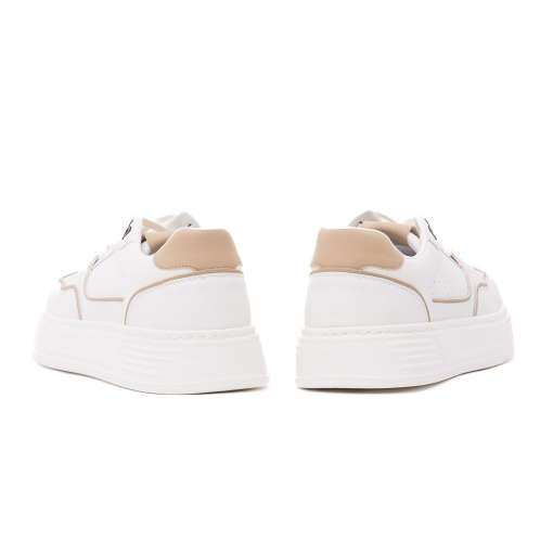 Pantofi bărbătești Otter 7FSN60005B 13-N din piele naturală, alb - Img 6