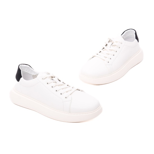 Pantofi bărbătești Otter 7FSN60007A 47-N din piele naturală, alb - Img 2