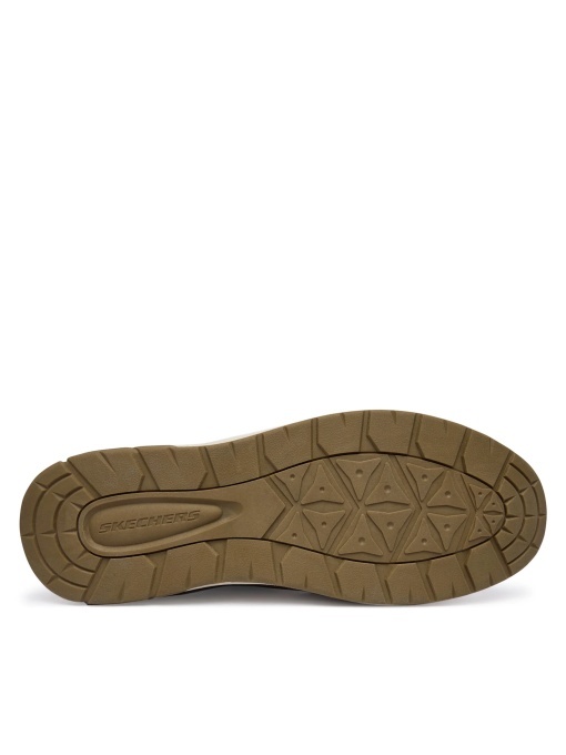Pantofi barbati casual din material textil, Skechers GARLAN - FITZ 205716 KHK KHAKI, kaki - Img 4