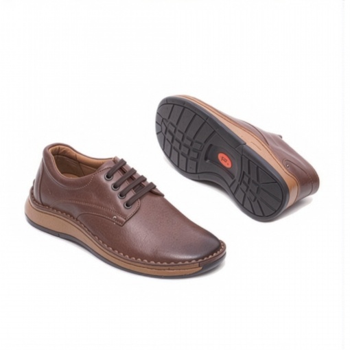 Pantofi barbati casual maro, piele naturala, LFX 918 - Img 2