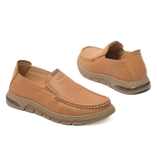 Pantofi barbati din piele naturala, Battisto Lascari, 2025-L1, camel - Img 3