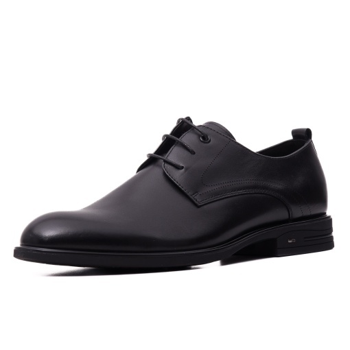 Pantofi barbati din piele naturala, Otter, E6E670002A 01-N, negru