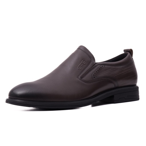 Pantofi barbati din piele naturala, Otter, E6E670003B 02-N, maro