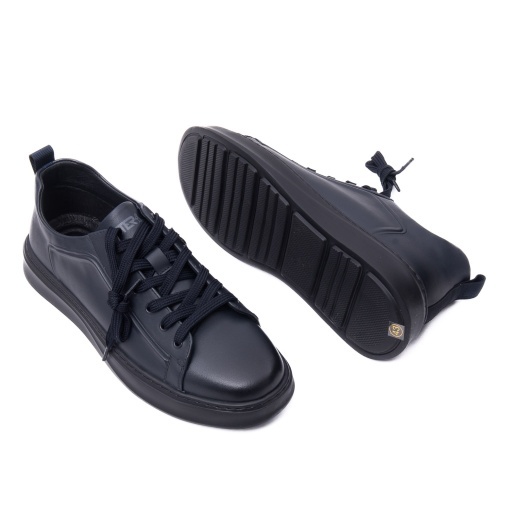 Pantofi barbati din piele naturala, Otter J2J270002B 42-N, bleumarin - Img 3