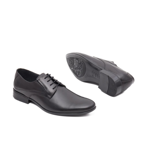 Pantofi barbati eleganti, piele naturala, 690 N, negru - Img 4