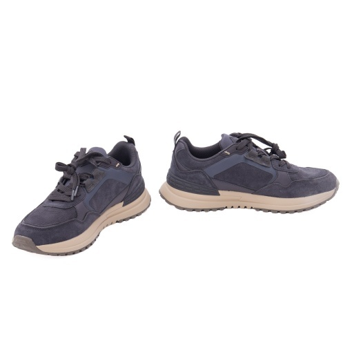Pantofi barbati sport din material textil, JEEP JM62101A GROUND MONO, bleumarin - Img 3