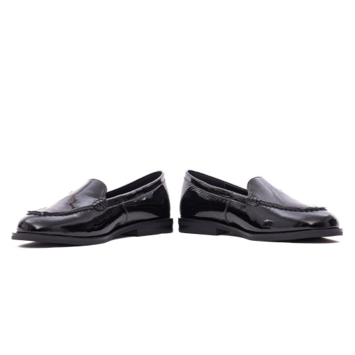 Pantofi dama casual din piele naturala lacuita, Epica 4ZFL80008A 01-L, negru - Img 5