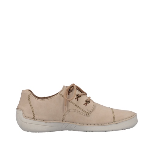 Pantofi dama casual, piele naturala, 52520-62, bej - Img 6