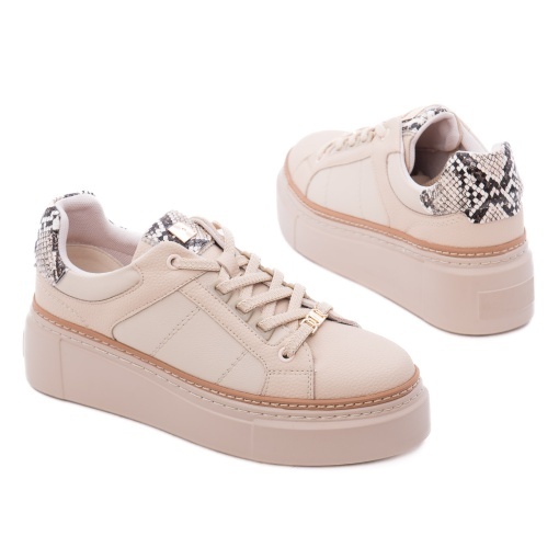 Pantofi dama din piele naturala, Epica 5ZFC80002A 03-N, bej - Img 3