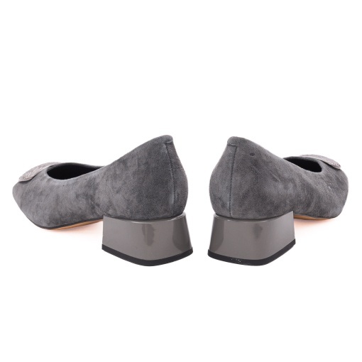 Pantofi dama eleganti din piele naturala intoarsa, Epica, 1DL90002B 14-I, gri - Img 5