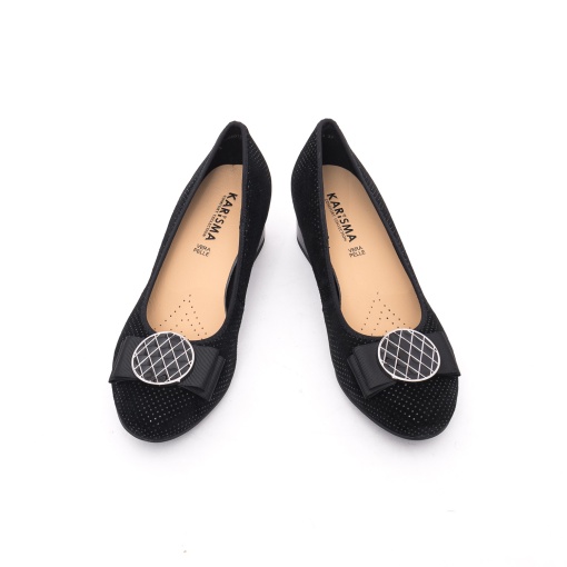 Pantofi damă Karisma din piele întoarsă cu strasuri JIJI60016A 01-I - Img 4