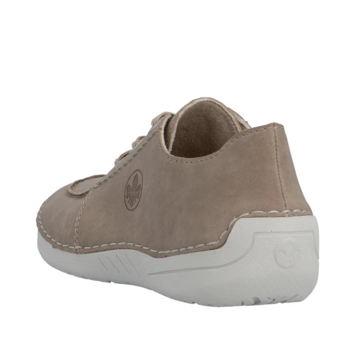 Pantofi dama, piele naturala, Rieker 52545-62, bej - Img 4