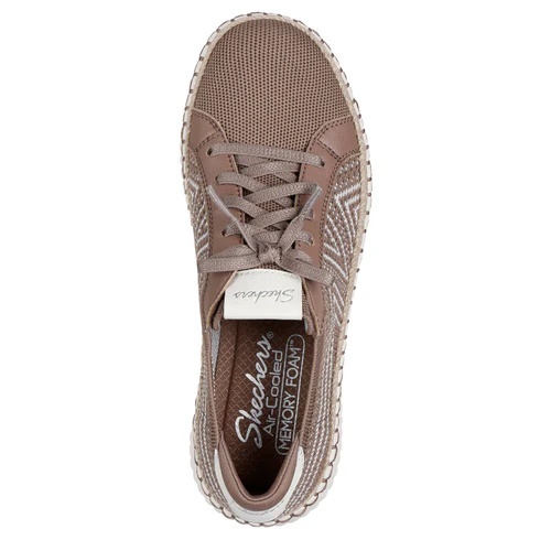 Pantofi dama sport din material textil, Skechers WILSHIRE BLVD - BELL 100716 MOC MOCHA, maro - Img 3
