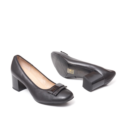 Pantofi eleganti cu toc gros, JIJI20088C 01-N - Img 4