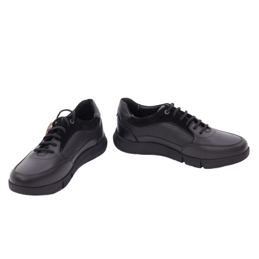 Pantofi sport barbati Otter OTK-76 01-N, negru - imagine 4