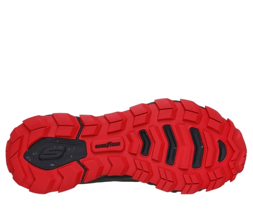 Skechers 237669 BKRD - negru / roșu - talpă exterioară