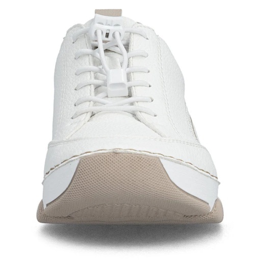 Pantofi Sport Damă Rieker 45969-80 Albi - Confort Antistress - Piele Ecologică - Img 9