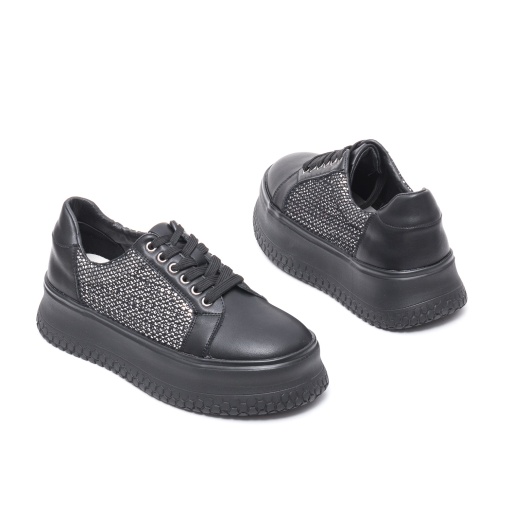 Pantofi tip sneakers, diverse, W1W140022A 01-Z, negru - Img 6