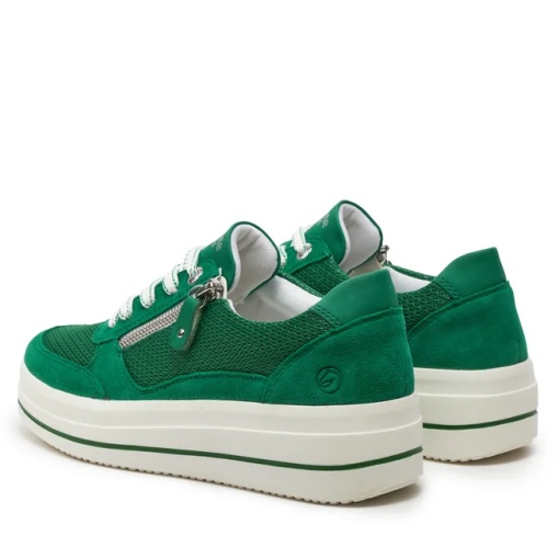 Pantofi tip sneakers, piele intoarsa de antilopa D1C04-52 - Img 3