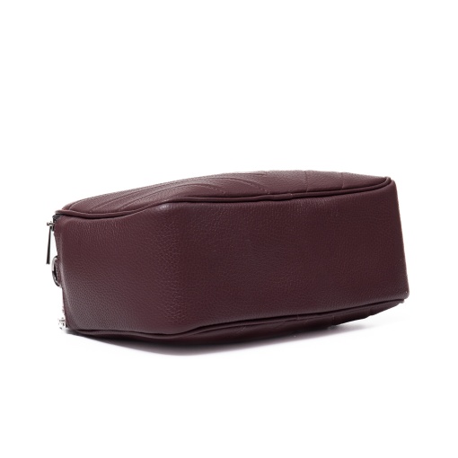 Poseta dama, piele naturala, M228, bordo - Img 3