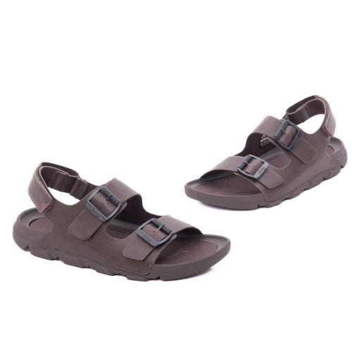 Sandale barbati din piele naturala, JEEP, DAYTONA SANDAL JM61121A 030 DK.BROWN, maro inchis - Img 2