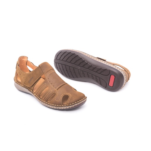 Sandale bărbați OT9544 04-2 din piele naturală maro – Otter - Img 3