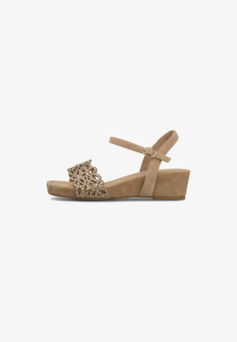Sandale Damă Alma en Pena V267710 – Suede Sand - Img 2