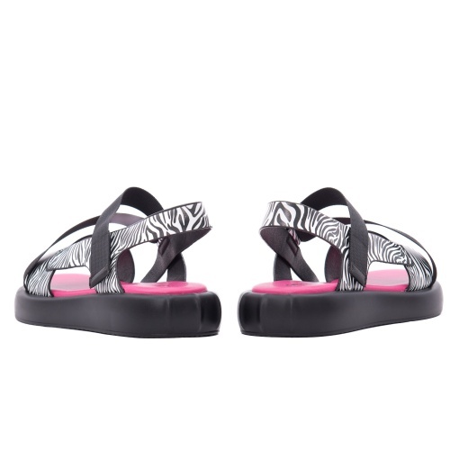 Sandale dama din piele mix, Gryxx H1WC80009A 47-Z, alb negru - Img 6