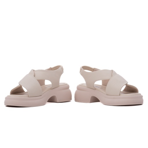 Sandale dama din piele naturala, Karisma 9NMA80001B 52-N, crem - Img 5