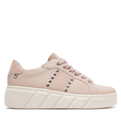Sneakers dama roz Rieker Revolution piele naturala W0506-31 - Img 4