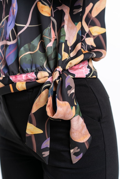 Bluza dama cu imprimeu floral ADDISON, multicolor - Img 7