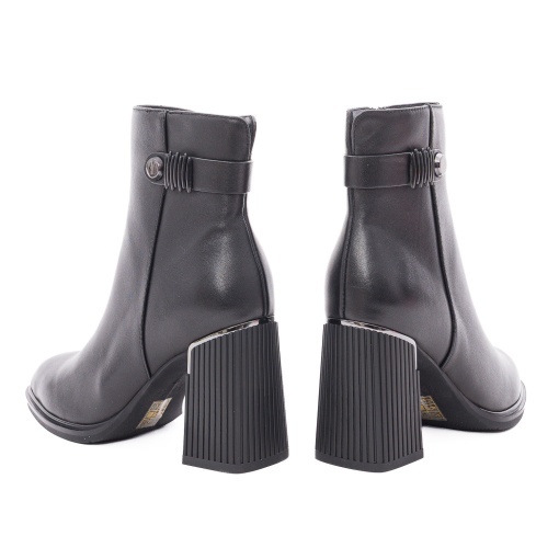 Botine damă din piele naturală, Epica 1JI90046B 01-N, negru - Img 6