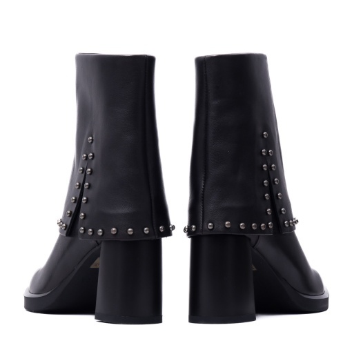 Botine dama din piele naturala, Epica 3V1244-S791-G6 01-N, negru - Img 6