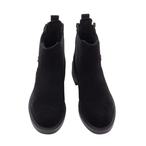 Botine dama din piele naturala intoarsa, PASS Collection 1M550006A 01-I, negru - Img 4