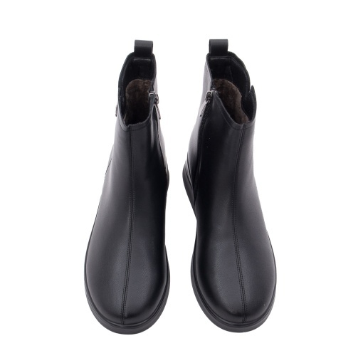 Botine dama din piele naturala, PASS Collection 1HJ90011B 01-N, negru - Img 4