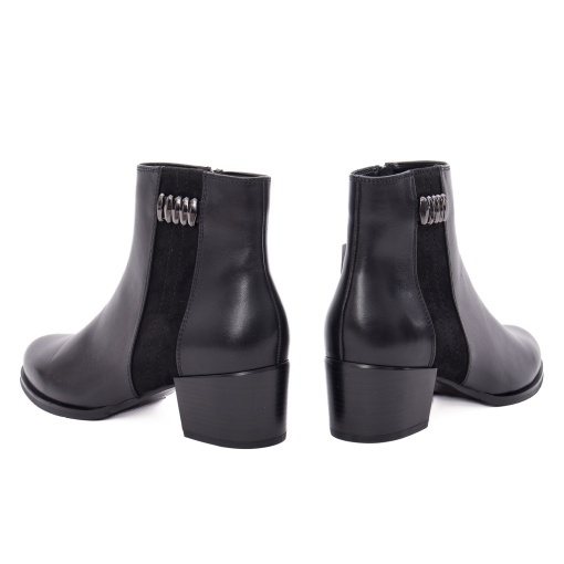 Botine dama din piele naturala, Regarde le Ciel JOLENE 26 - 5239 DELICE ETNA BLACK, negru - Img 5