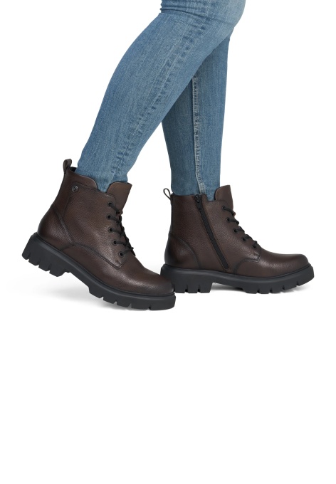 Botine dama din piele naturala, Remonte D1W83-00, maro - Img 2