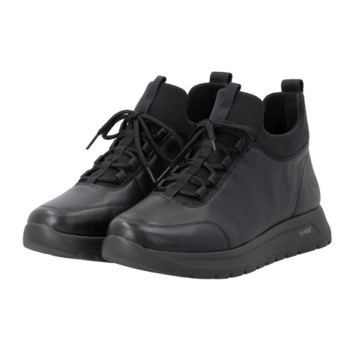 Botine dama din piele naturala, Remonte D2V06-00, negru - Img 3