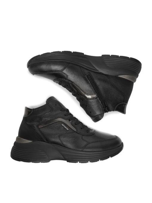 Botine dama din piele naturala, Remonte, D6683-03, negru - Img 3