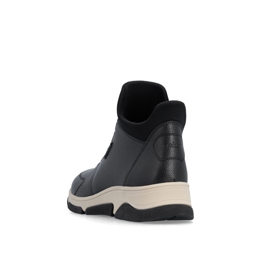Botine dama din piele naturala, Rieker L5651-0, negru - Img 7